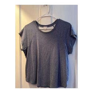 Soft, blue short sleeve shirt
